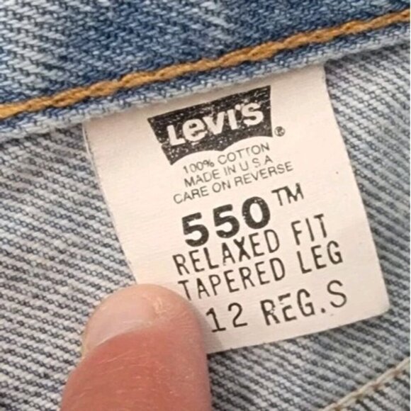 Vintage Levis Trucker Jacket Large Jeans Size 12 Set Denim Embroidered Dragon - Picture 13 of 16